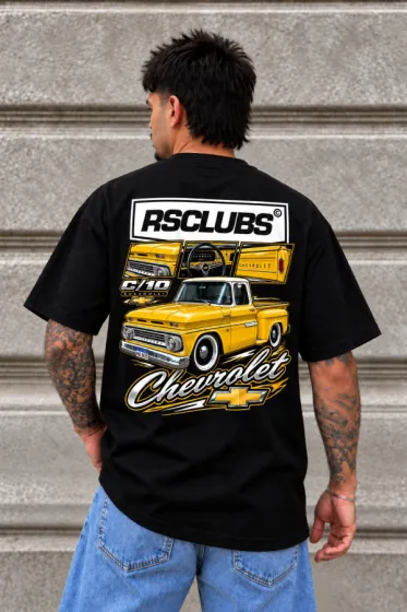 Camiseta over chevrolet yellow 50