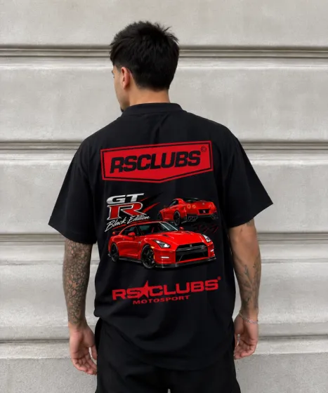 Camiseta Over Nissan GTR Black Edition by Fede Desal