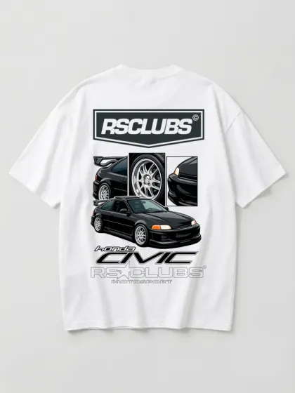 Camiseta Over honda civic