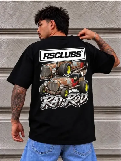 Camiseta over Rat Rod