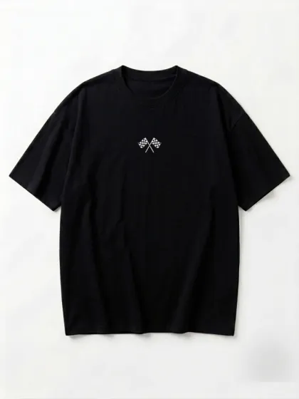 Remera Basica Flag bordad