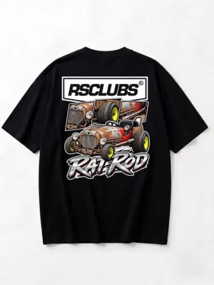 Camiseta over Rat Rod
