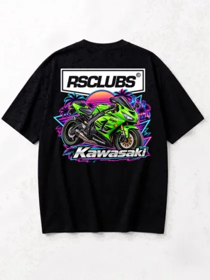 Camiseta Over Kawasaki